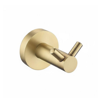 Porte-Serviette Rea 5605 Leo Brush Gold from B&Q