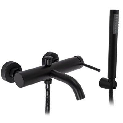 Bathtub Faucet Rea Spot Black Brass from B&Q