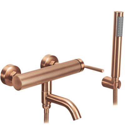 Bathtub Faucet Rea Argon Copper Brass from B&Q