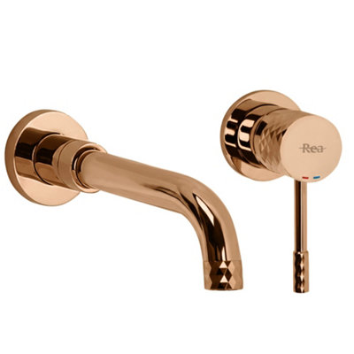 Washbasin Faucet Rea Lungo CopperBrass from B&Q