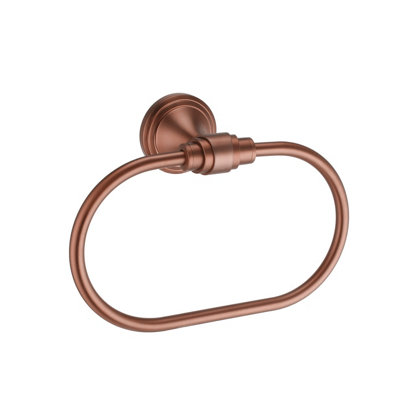 Bathroom Hanger Rea 16101 Aristo Brush Copper from B&Q
