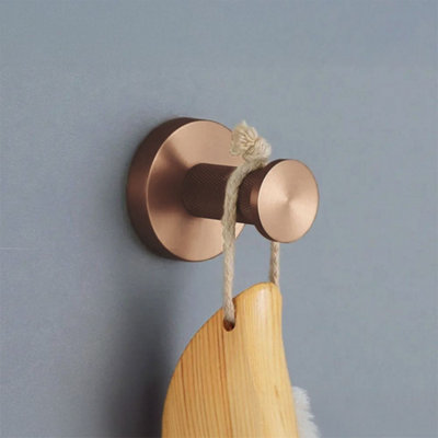 Bathroom Hanger Rea 6606A Modern Brush Copper from B&Q