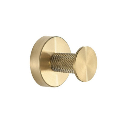 Bathroom Hanger Rea 6606A Modern Brush Gold from B&Q