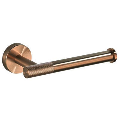 Toilet Paper Holder Rea 6611 Modern Brush CopperMetal from B&Q