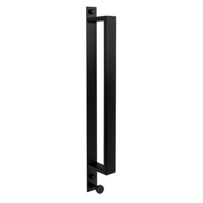 Vertical Towel Holder Rea Black from B&Q