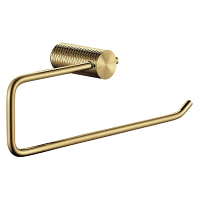 Bathroom Hanger Rea 9710 Prism Brush Gold from B&Q