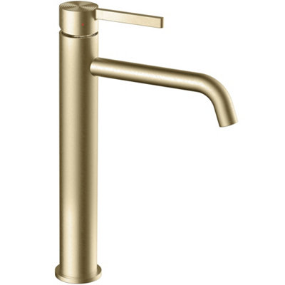 Bathroom Faucet Rea Foster Brush Gold from B&Q