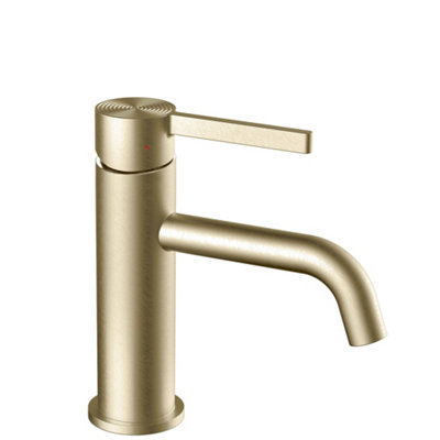 Bathroom Faucet Rea Foster Brush Gold from B&Q