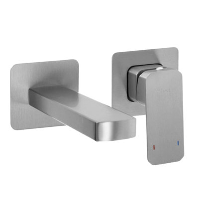 Inset Basin Faucet Rea Arlo Brush Nickel from B&Q