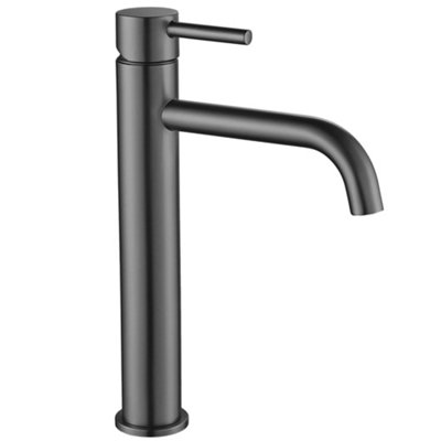 Washbasin Faucet Rea Lungo High Titanium Brass from B&Q