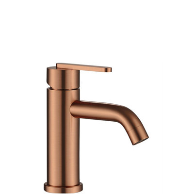 Bathroom Faucet Rea Ontario Brush Copper Low from B&Q