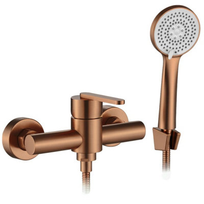 Shower Faucet Rea Ontario Brush Copper from B&Q