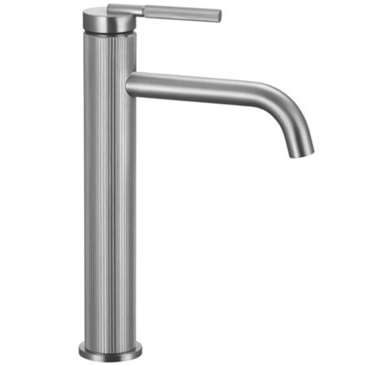 Bathroom Faucet Rea Argon Brushed Nickel High from B&Q