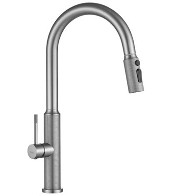 Kitchen Faucet Rea Master Brush NickelBrass from B&Q