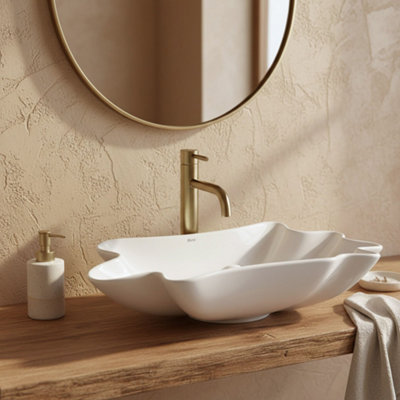 Countertop Washbasin Rea Infinity White from B&Q