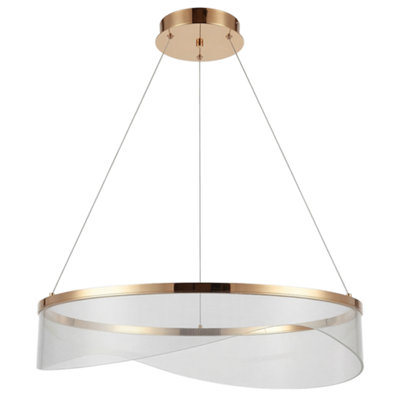 Ceiling Lamp Chandelier Toolight G145-Cp Gold Gold 60Cm