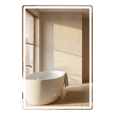 B&Q - Mirror  Marlo 70X50 LedRectangular