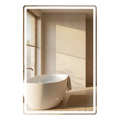 B&Q - Mirror  Marlo 80X60 LedRectangular