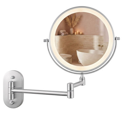 B&Q - Mirror  Glow Chrome LedRound