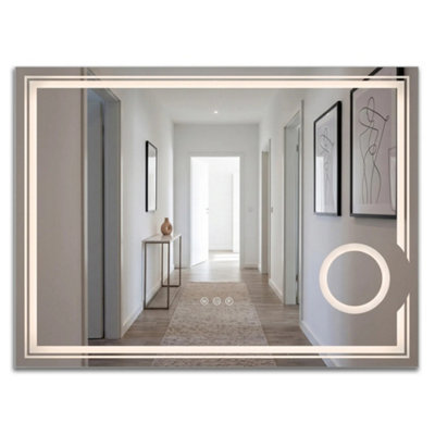 B&Q - Mirror  Haven Led Transparent 2X80X60Cm