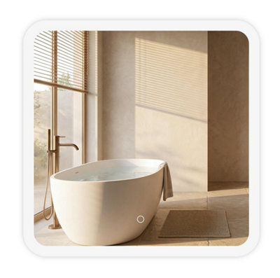B&Q - Mirror  Top-2 70X70 Transparent 70X70 LedSquare