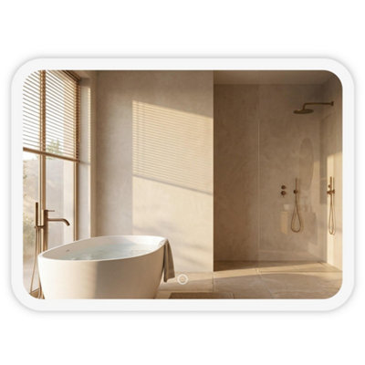 B&Q - Mirror  Top-3 80X60 Transparent 80X60 LedRectangular