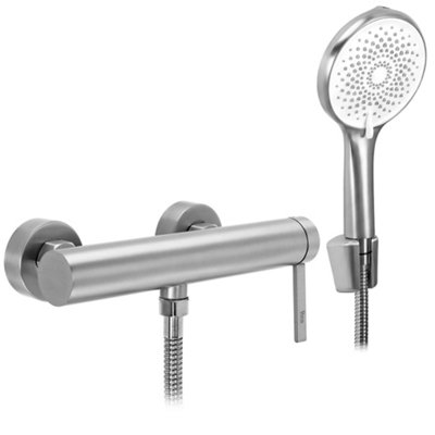 Shower Faucet Rea Rivo Brush Nickel 10X15X10Cm from B&Q