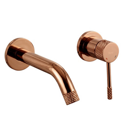 Concealed Washbasin Faucet Rea Venti Brush Copper 17,5X10X12,5Cm from B&Q