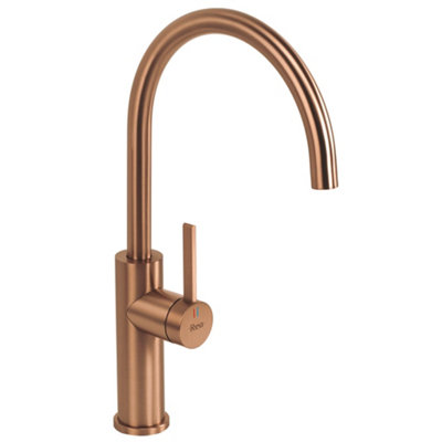 Kitchen Faucet Rea Rivo Brush Copper 18,5X10X36,5Cm from B&Q
