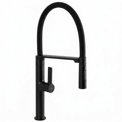 Kitchen Faucet Rea Lago Titanium 21,5X10X51Cm from B&Q
