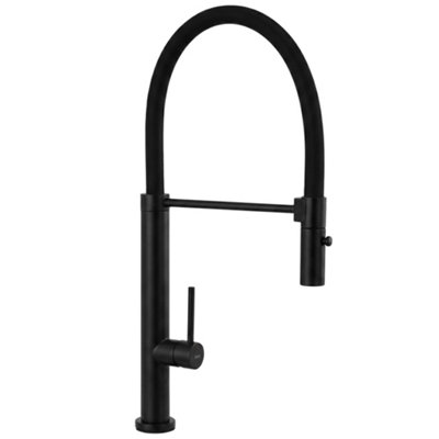 Kitchen Faucet Rea Viera Black 19X5X50Cm from B&Q