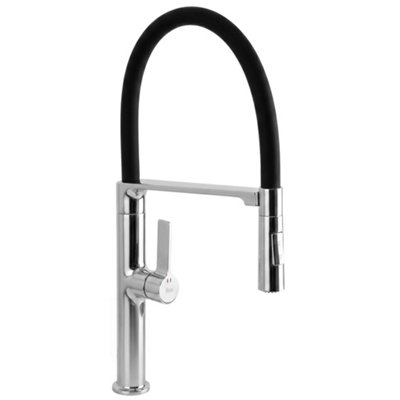 Kitchen Faucet Rea Lago Chrome 21,5X10X51Cm from B&Q