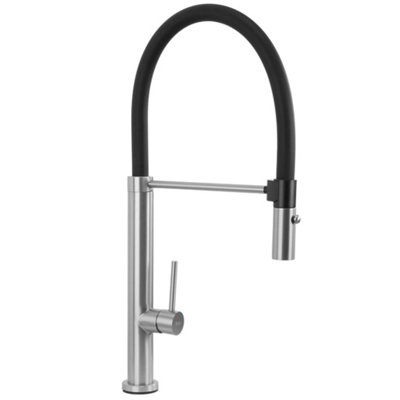 Kitchen Faucet Rea Viera Brush Nickel 19X5X50Cm from B&Q