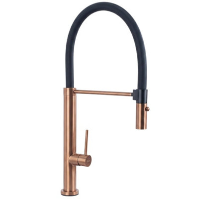 Kitchen Faucet Rea Viera Brush Copper 19X5X50Cm from B&Q