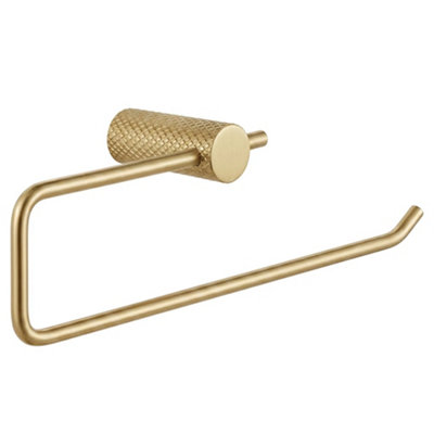 B&Q - Porte-Serviette  Otto A62310Bg Brush Gold