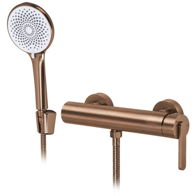 Shower Faucet Rea Ontario Side Brush Copper 26X15X10Cm from B&Q