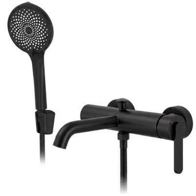 Bathtub Faucet Rea Ontario Side Black 27,5X24X10Cm from B&Q