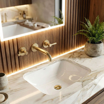 Inset Washbasin Rea Anabel 40 WhiteCeramic from B&Q