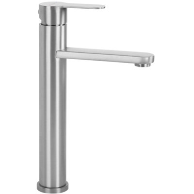 Washbasin Faucet Rea Arcos High Brush Nickel 11,7X20X29Cm from B&Q