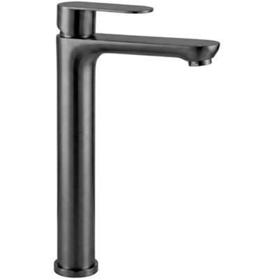 B&Q - Washbasin Faucet  Logan High Titanium 11,5X5X29,5Cm