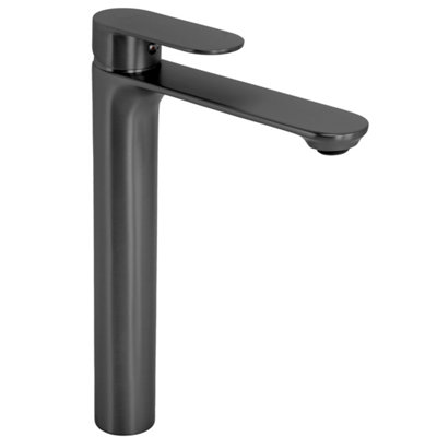 B&Q - Bathroom Faucet  Drop Titanium