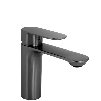 B&Q - Washbasin Faucet  Drop Low Titanium 12X5X14,5Cm