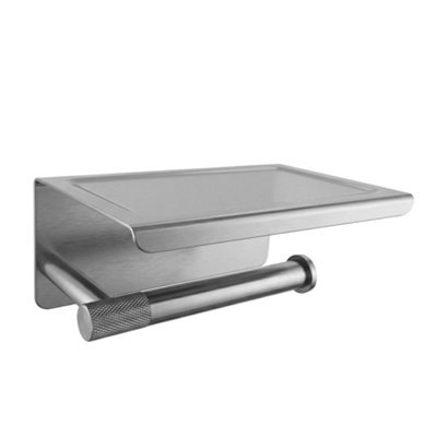 Toilet Paper Holder Rea 6613 Modern Brush Nickel from B&Q
