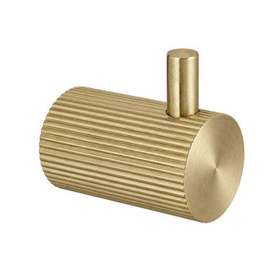 B&Q - Porte-Serviette  64104 Solo Brush Gold