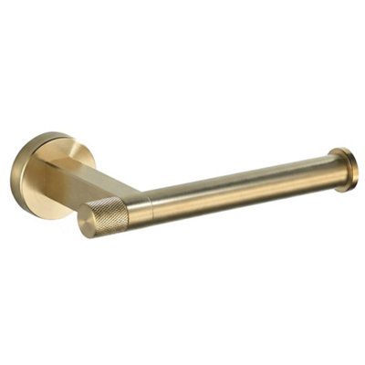 Toilet Paper Holder Rea 39105 Ori Brush Gold from B&Q