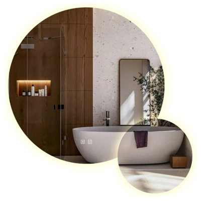 B&Q - Mirror  R-9045 Transparent LedRound