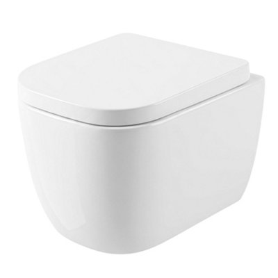 Toilet Bowl Rea Cubik Mini Tornado White from B&Q
