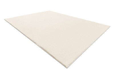 RugsX Modern Washing Carpet Lindo CreamAnti-SlipShaggy  60X100 Cm from B&Q