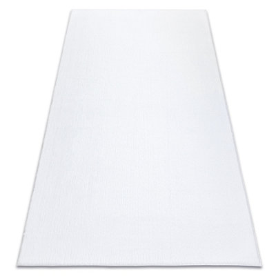 RugsX Modern Washing Carpet Lindo WhiteAnti-SlipShaggy 80X150 Cm from B&Q