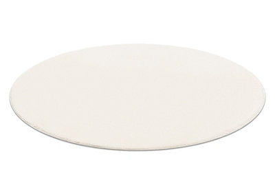 B&Q -  Modern Washing Carpet Lindo Circle CreamAnti-SlipShaggy  Circle 100 Cm